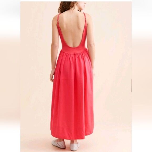 Free People Dylan Midi Dress Pink Size SP NWOT - Picture 2 of 10